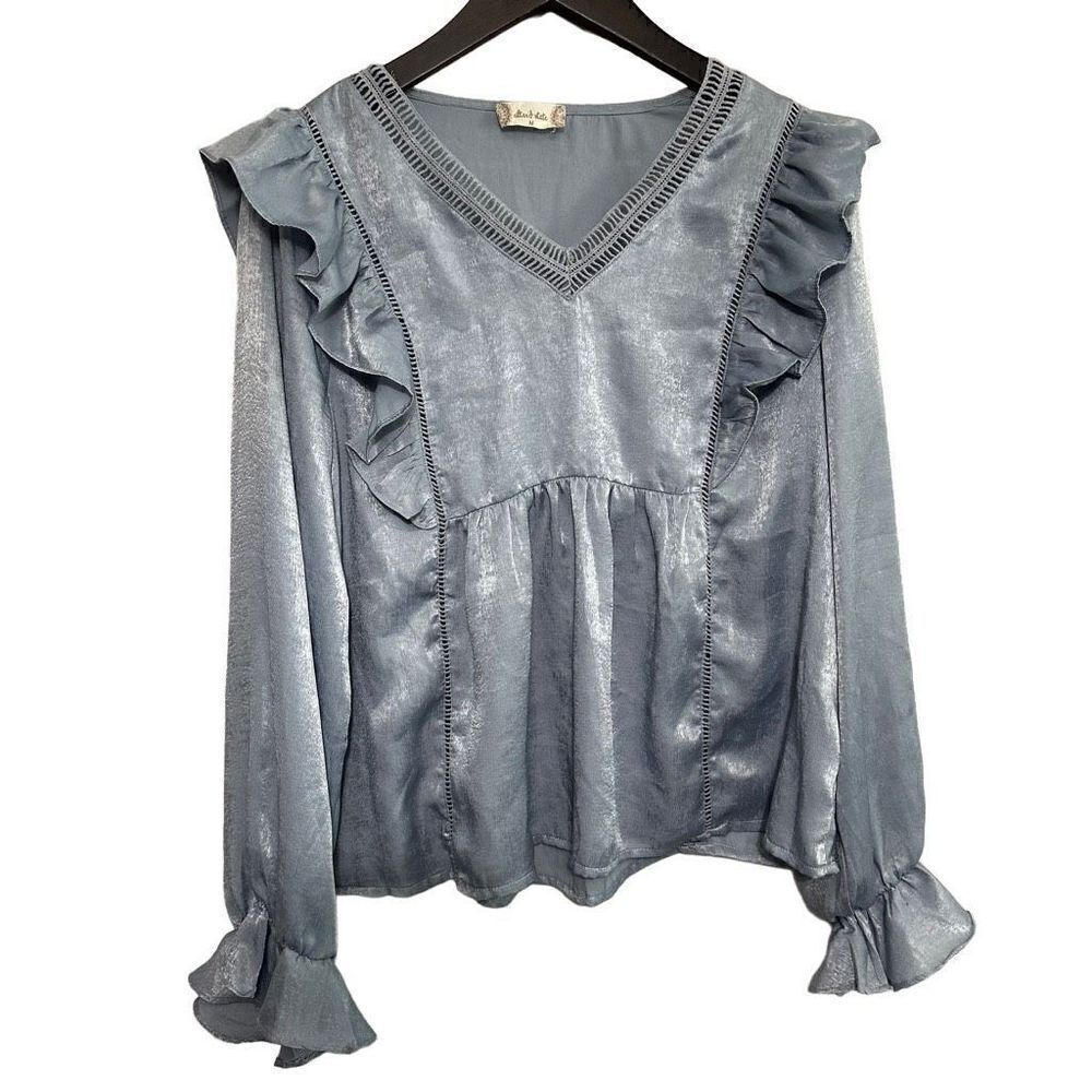 Altar’d State ruffled blouse size M